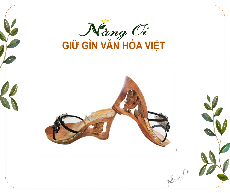 guốc mộc được làm từ gỗ xoan vườn tự nhiên